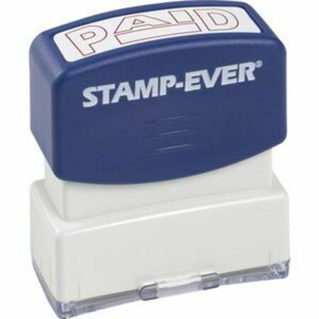 STAMP-EVER Stamp, Preink, Paid, Red TDT5959